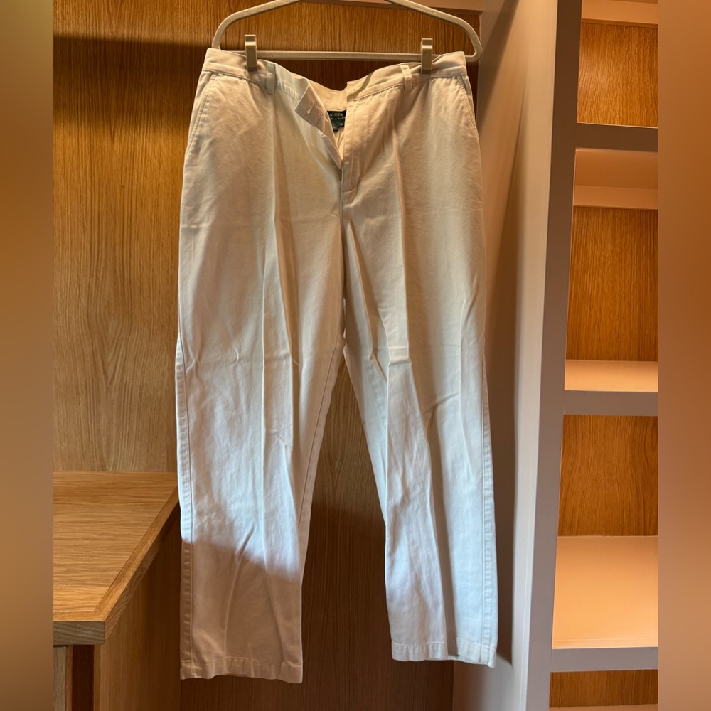 Ralph Lauren cream chinos